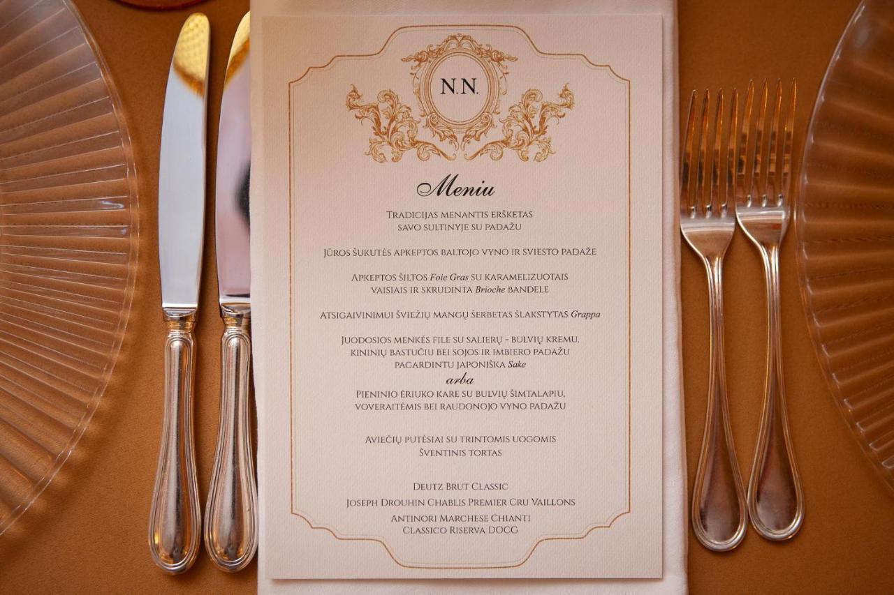 Narutis Hotel - Small Luxury Hotels Of The World VNO Dış mekan fotoğraf Menu